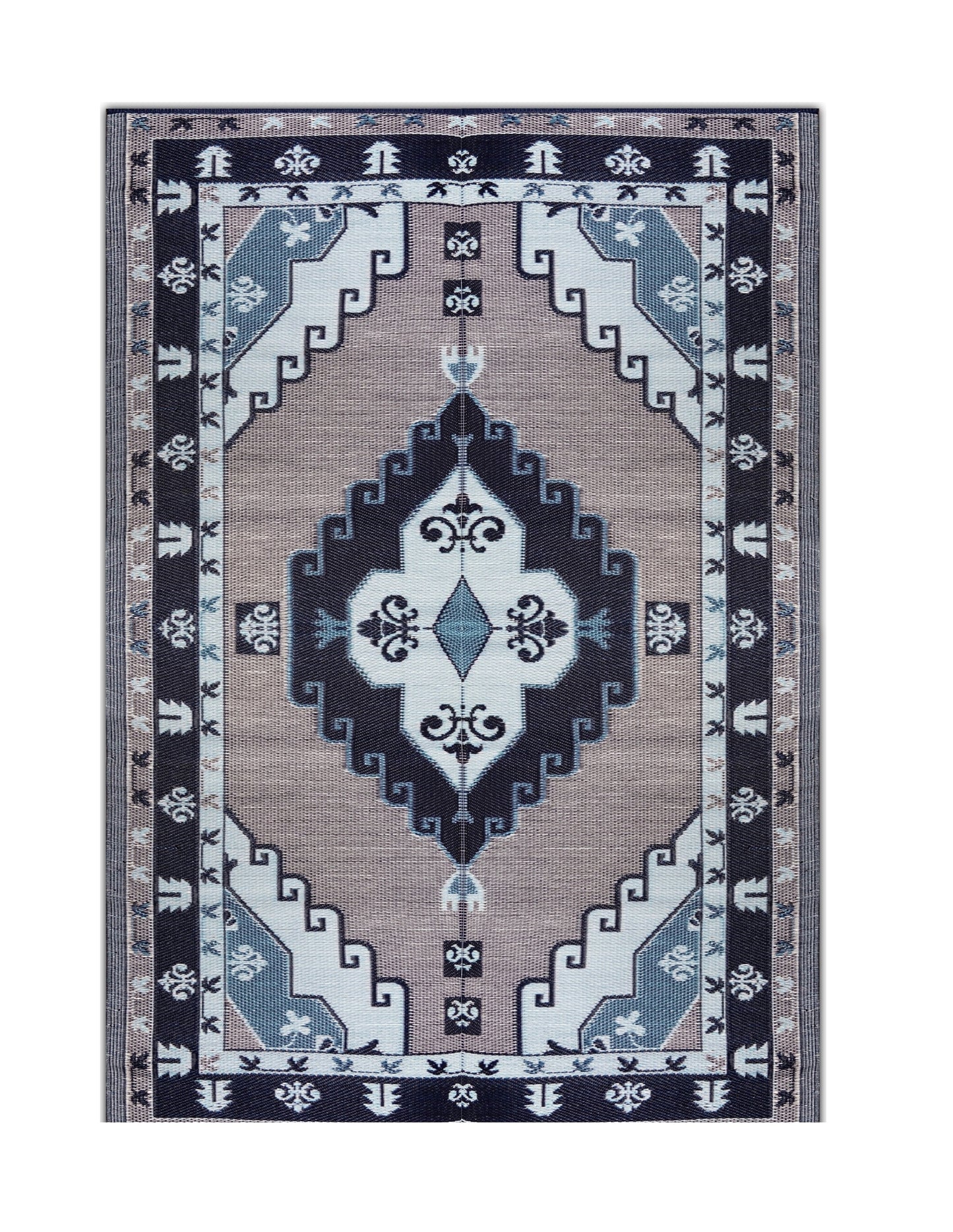 BalajeesUSA Outdoor Plastic straw patio rugs-6 by 9 feet. reversible mats, waterproof, camper mats, patio rugs Clearance.140