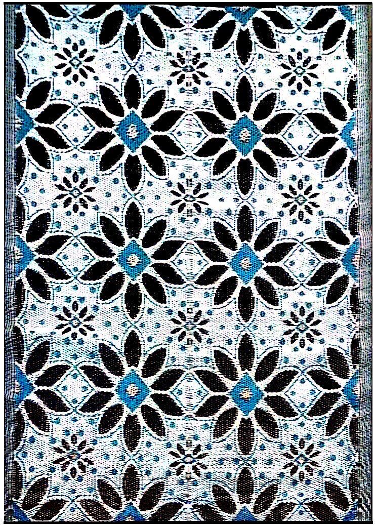BalajeesUSA Outdoor Plastic Straw Patio Rugs - 5'x7' Sky Blue, Grey