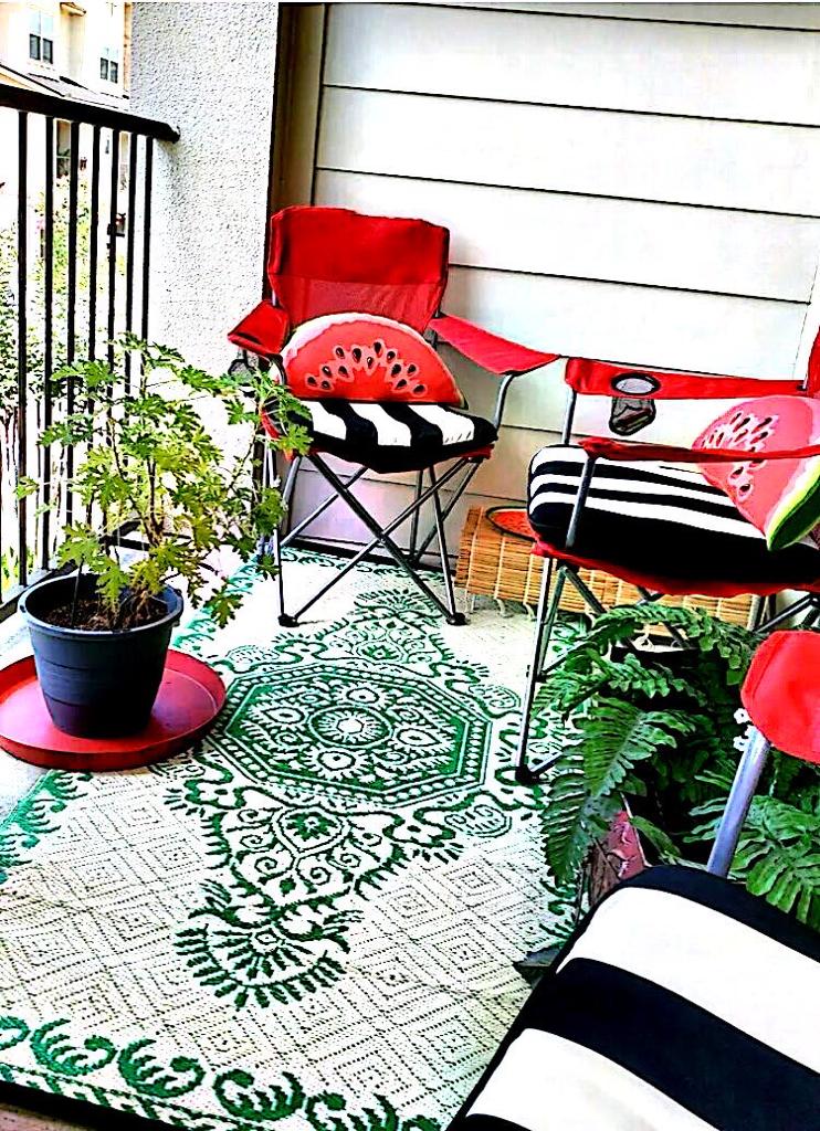 BalajeesUSA Outdoor Plastic Straw Rugs, Patio Rugs – 2 PK 3'x6' Green 20256