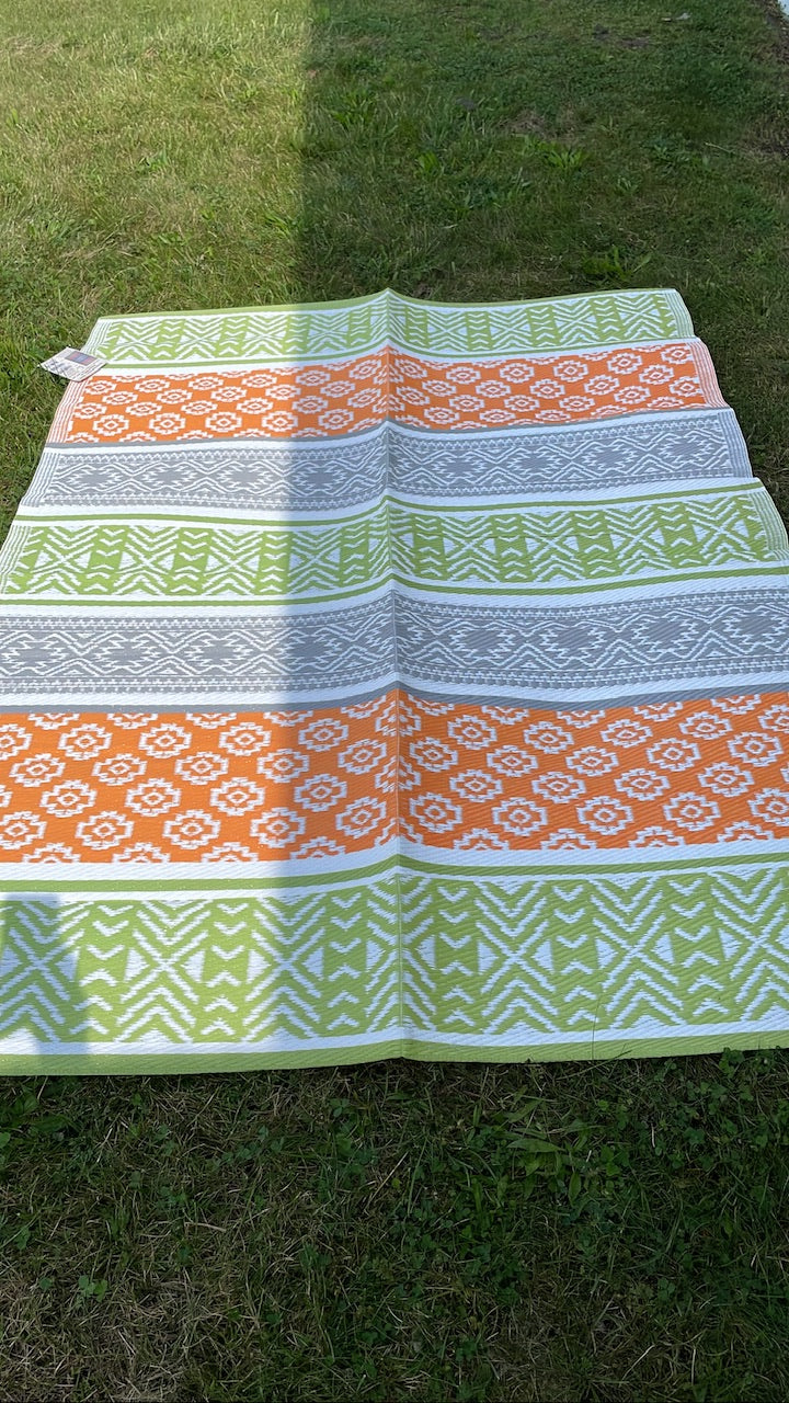 What makes a quality plastic outdoor rug?