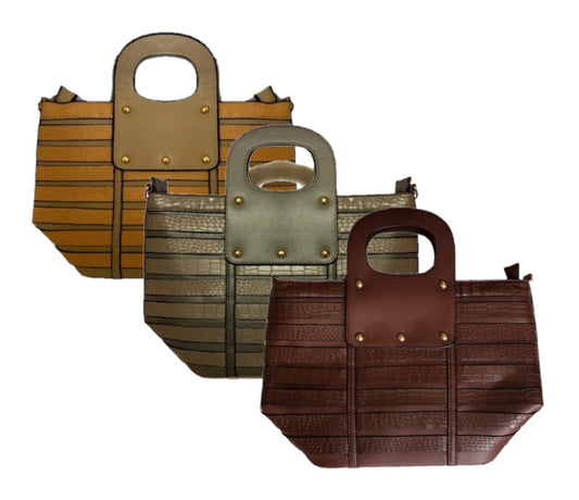 Womens Handbag tote Purse 15''x15''x6'' Beautiful Coffee color