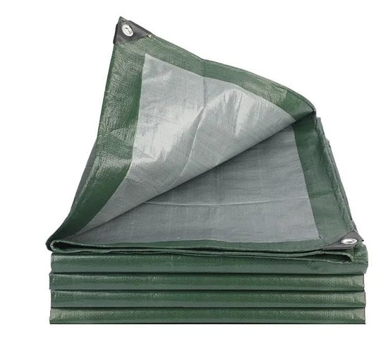 B-USA Tarp Cover-12x24,10x20,10x30 feet, Dark Green,Blue 10 mil.Tarpaulin Canopy Tent, Boat, RV, Truck,Pool Cover, long life cover, Heavy duty