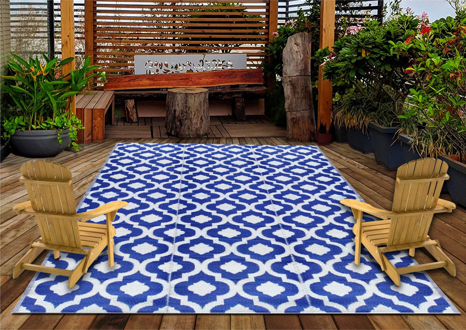 Outdoor patio rugs for camping picnic beach etc 