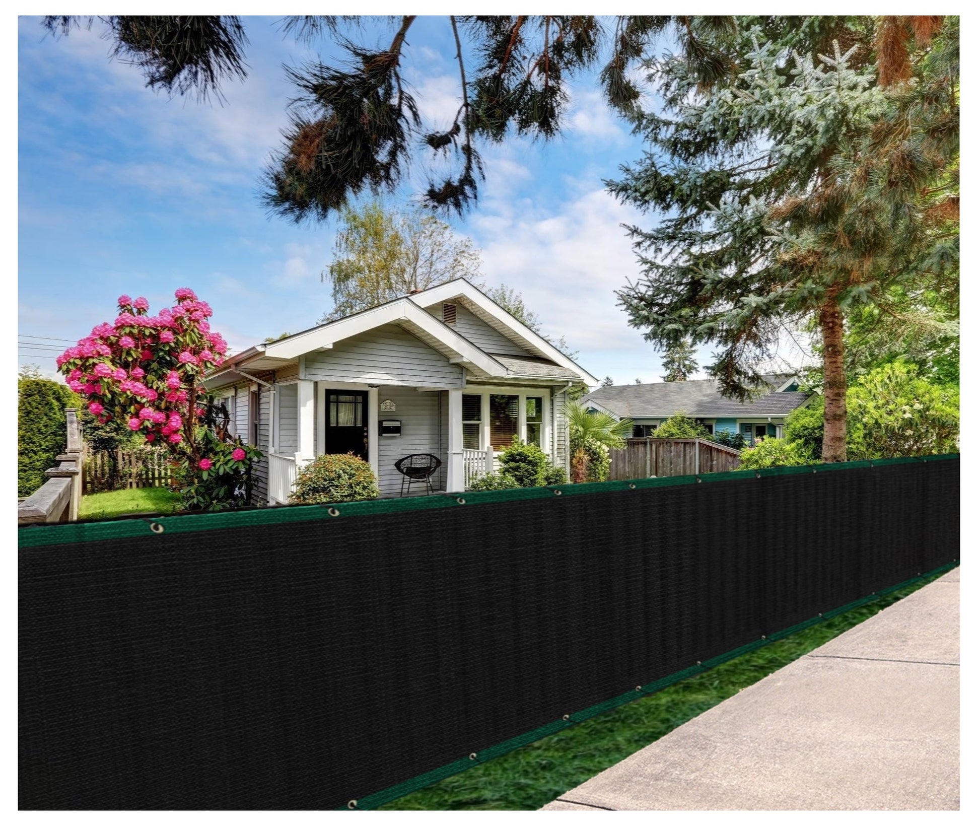 passerby privacy fence screen- 6x 50 feet Black