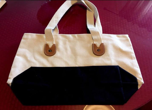 Buy 1 Get 1 Free Womens Jute Canvas Handbag 18''x12''x5.5'' JB114